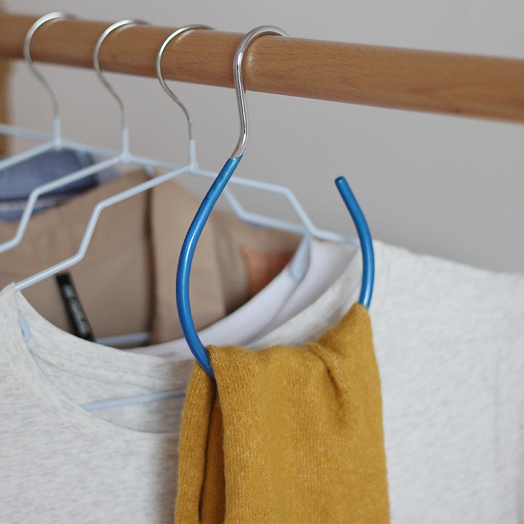 Tie Scarf Tie Clothes Storage Rack, Silver