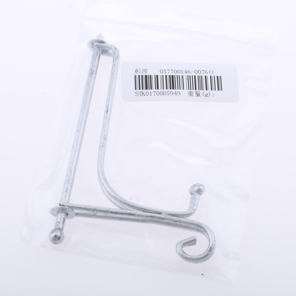 Iron Display Stand, Easel Plate Display Holder, Displays Card, Cookie Silver