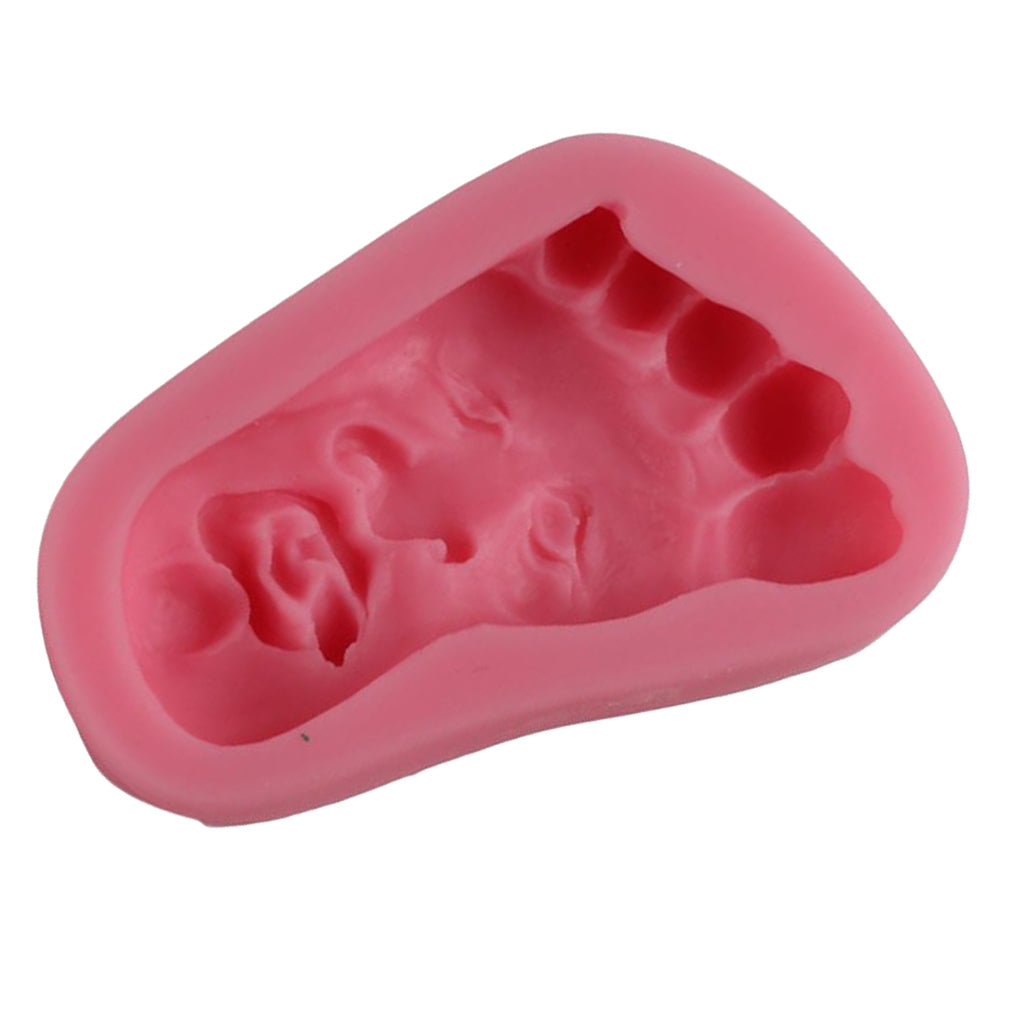 Halloween Fondant Cake Decor Silicone Mold Chocolate Mould Feet Grimace