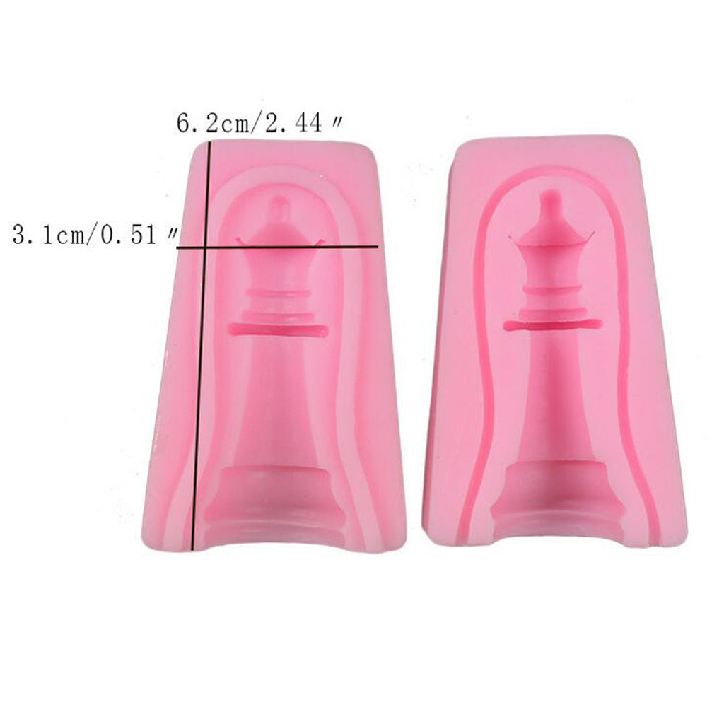 Chess DIY Fondant Cake Mould Silicone Baking Mold Cake Decoration Tray