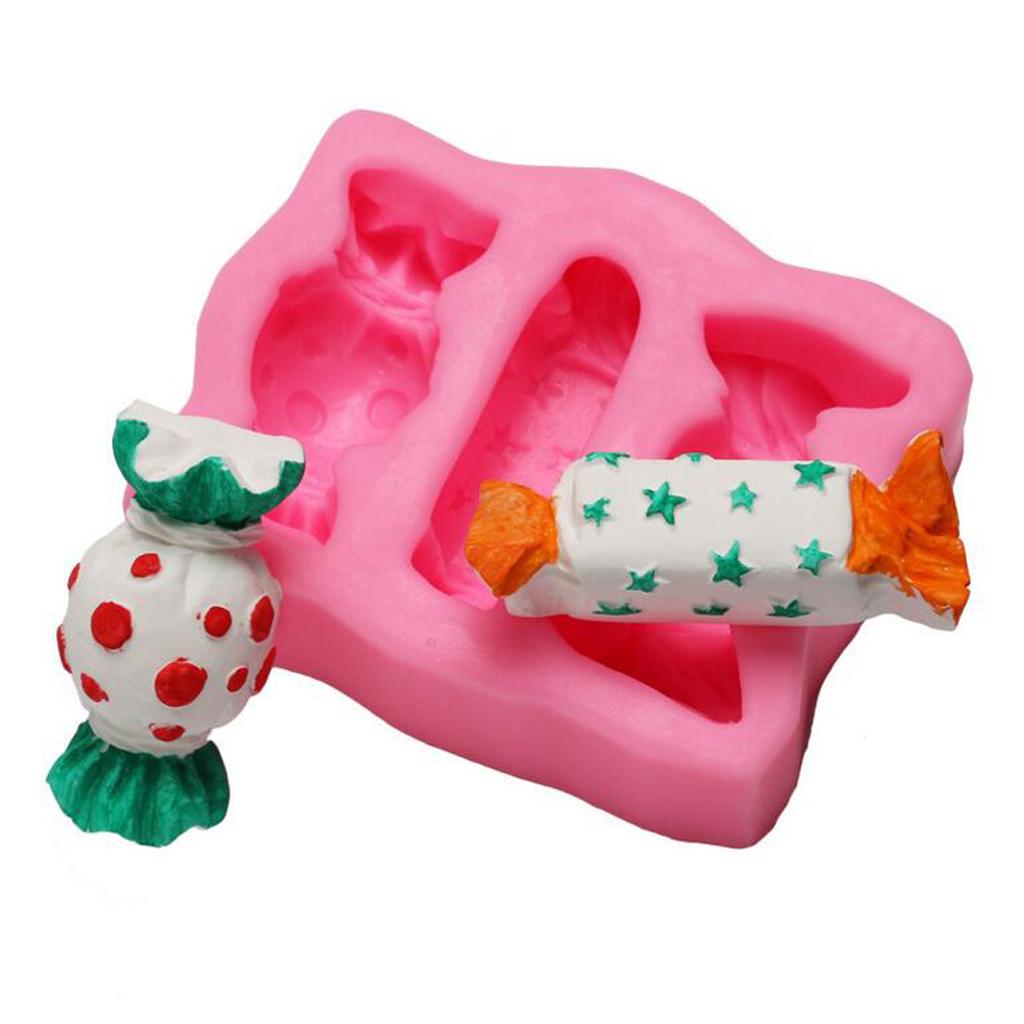 Candy Sweet DIY Fondant Cake Mould Silicone Baking Mold Cake Decoration Tray