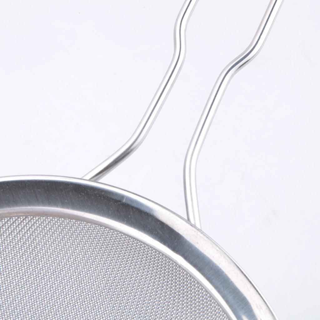 Soy Milk Filter Spoon Stainless Steel Colander Skimmer Spoon Large Ladle