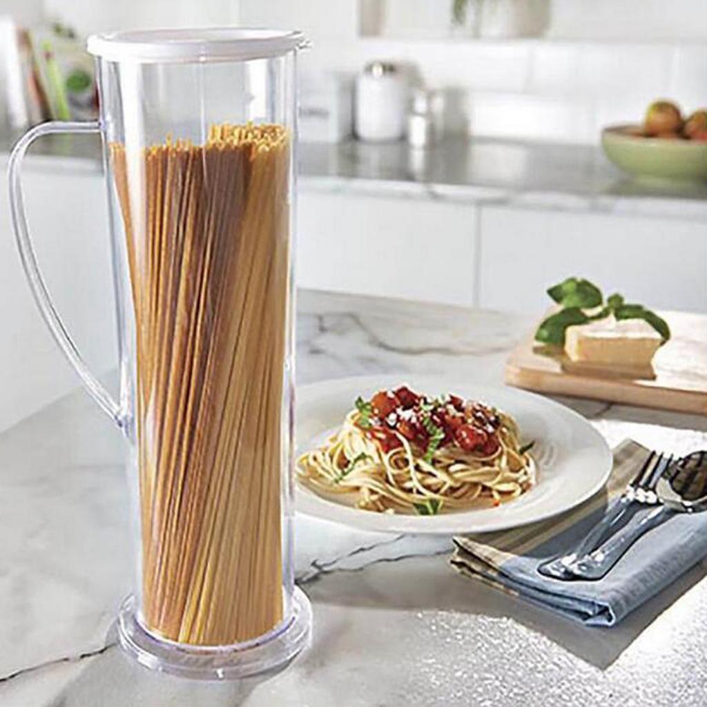 Plastic Noodle Sealed Box Spaghetti Pot Transparent Cup Kitchen Noodle Jar