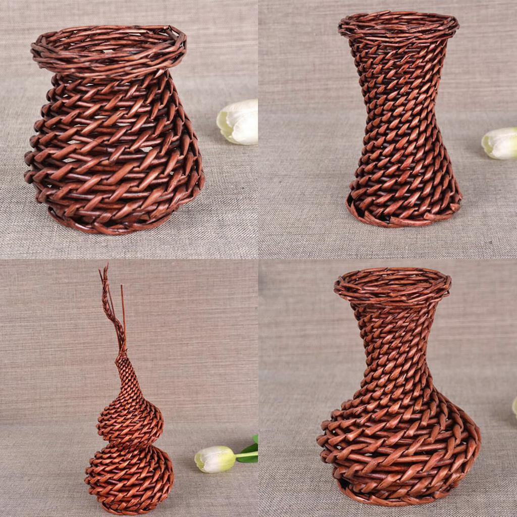 Wicker Planter Modern and Stylish Standing Flower Plant Display Basket size1