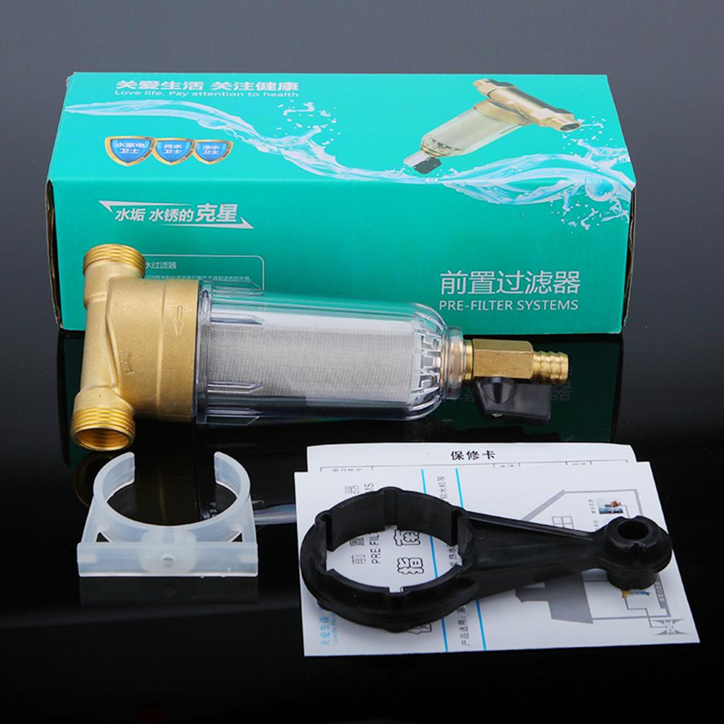 Household Water Filtration System Down Sediment Water Filter 50 Micron