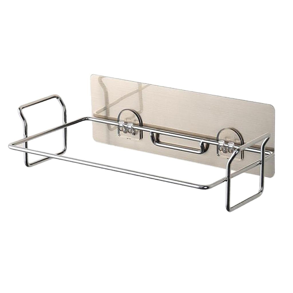 Stainless Steel Trash Bag Rack Bathroom Towel Holder Kitchen Rubbish Storage