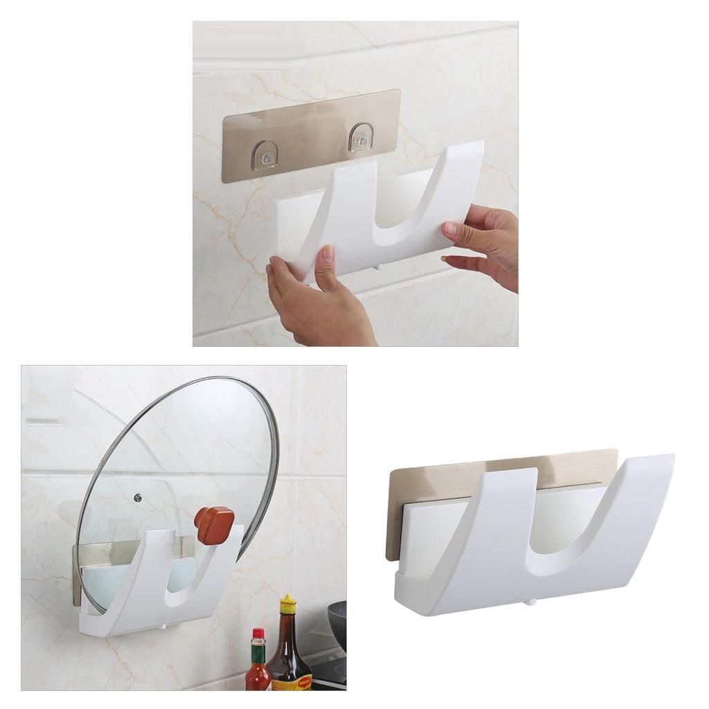 Pan Cover Rack Pot Lid Holder Kitchen Cooking Tool Organizer Storage Shelf
