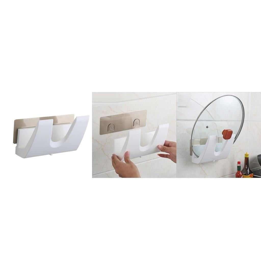 Pan Cover Rack Pot Lid Holder Kitchen Cooking Tool Organizer Storage Shelf