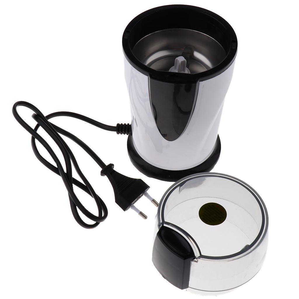 Electric Coffee Grinder Maker Stainless Steel Blades Bean Mill Cafe Tool