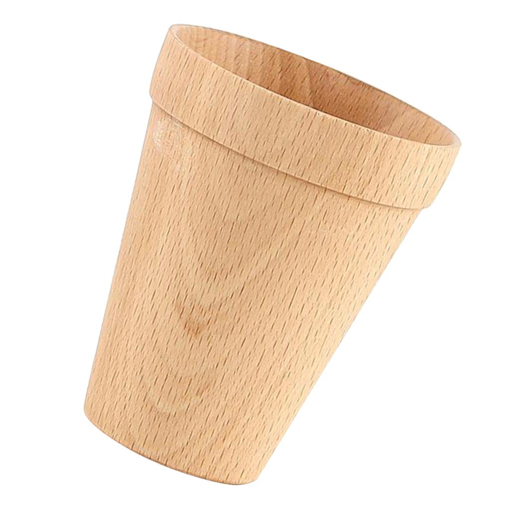 Wood Cup Handmade Wood Coffee Tea Beer Juice Milk Drink Tumbler Mug D 200ml