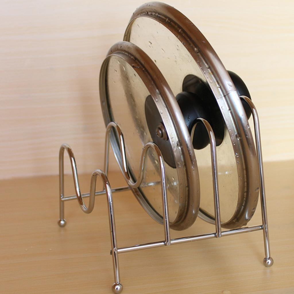 Stainless Steel Dish Drainer Dish Rack Pot Covers Placemats Plates Holder