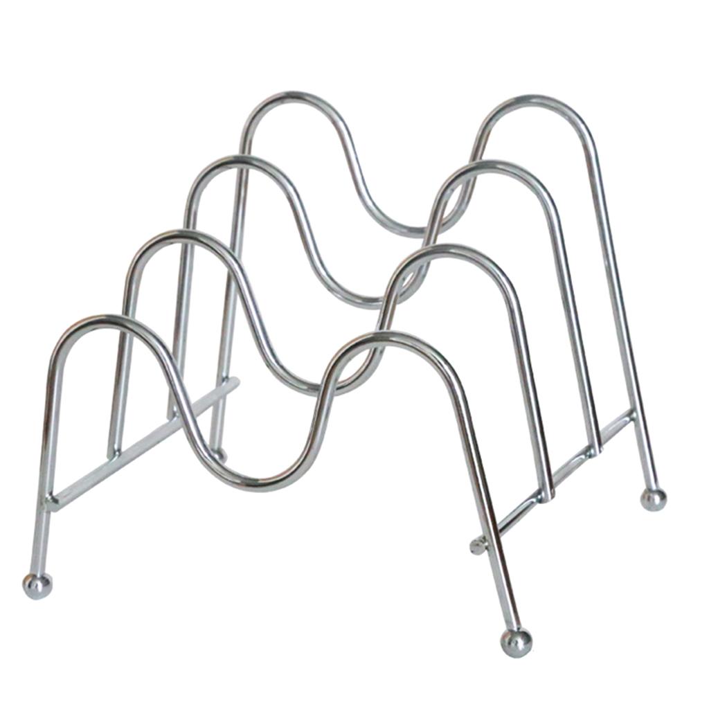 Stainless Steel Dish Drainer Dish Rack Pot Covers Placemats Plates Holder