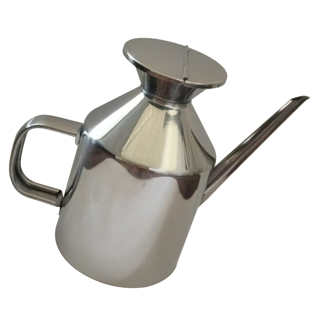 Oil Dispenser Stainless Steel Pot Vinegar Bottle Soy Sauce Kettle 625ml