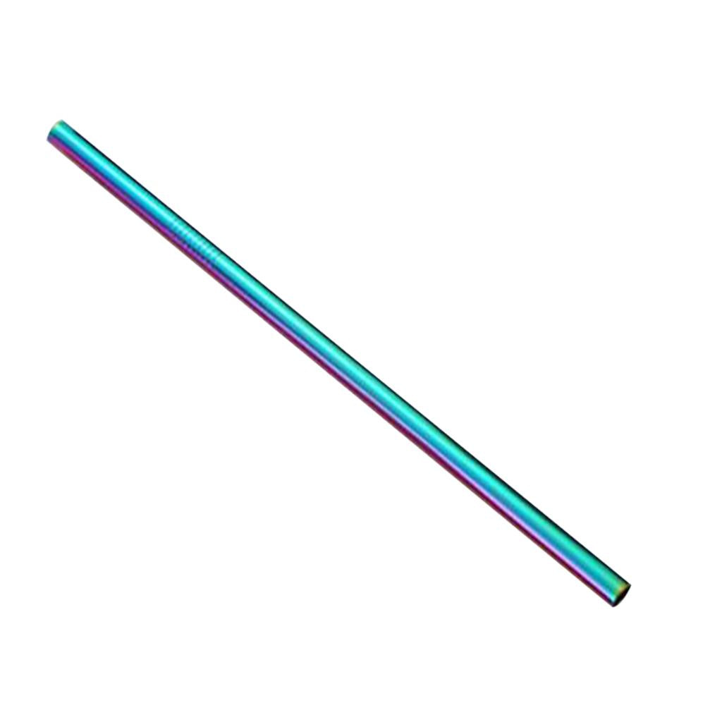 Stainless Steel Drinking Straw Cocktail Straws Party Supplies S-Colorful