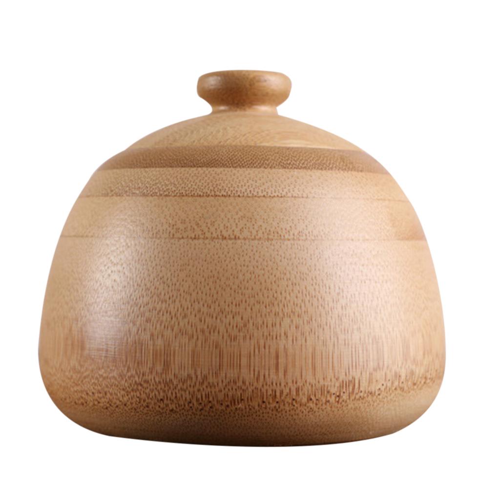 Bamboo Tea Storage Box Organizer Container Wood Tea Caddy for Home Office