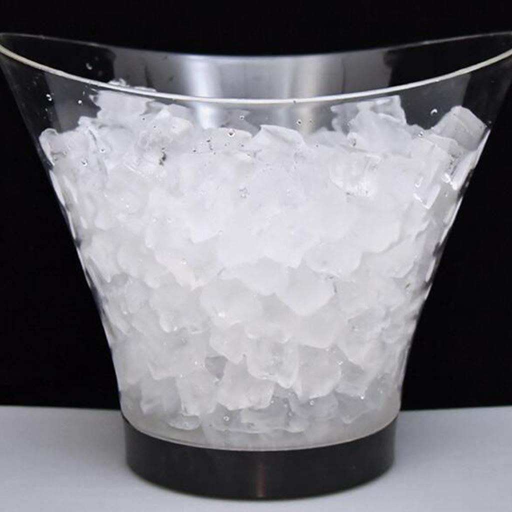 Light Up LED Ice Bucket Cool Colorful Champagne Bucket Drinks Cooler Chill C