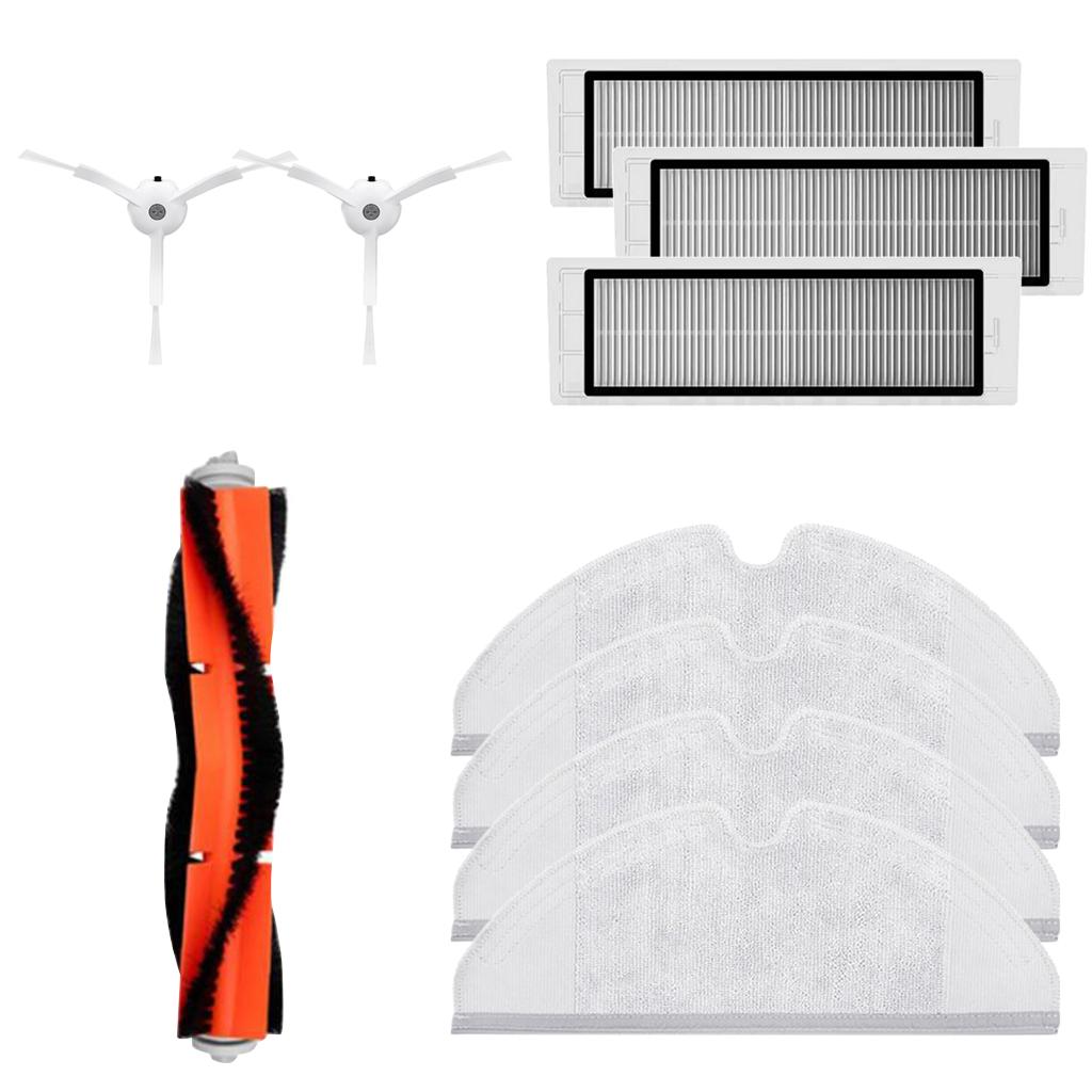 10x Main Brush+Filter+Side Brush+Cleaning Cloth for Vacuum Cleaner