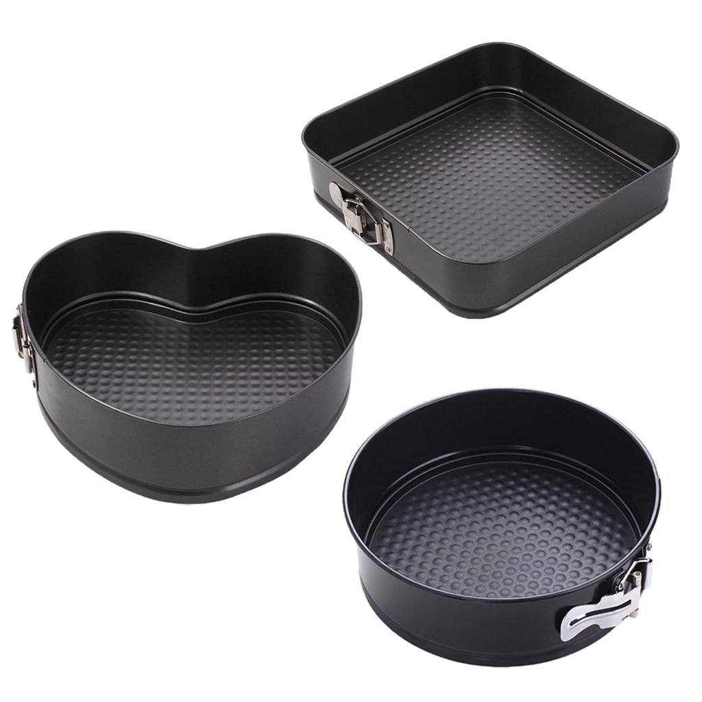 3Pc Springform Pan set Nonstick Leakproof Cake Pan Bakeware Cheesecake Pan
