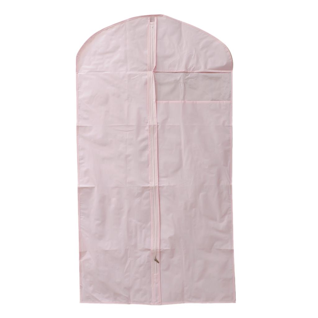 Garment Bag for Storage Keep Your Suit Costume Uniform Safe Pink 60X130cm
