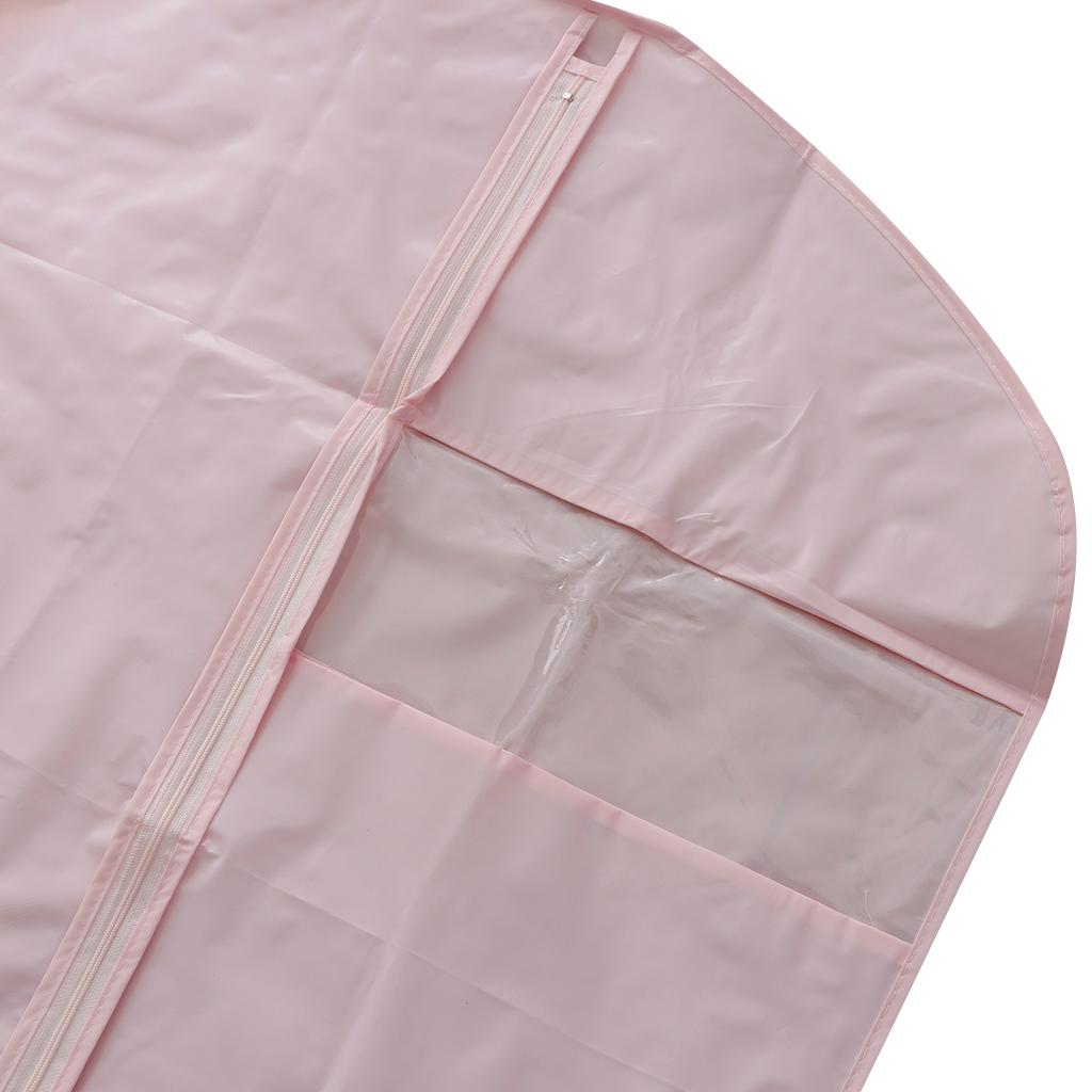 Garment Bag for Storage Keep Your Suit Costume Uniform Safe Pink 60X130cm