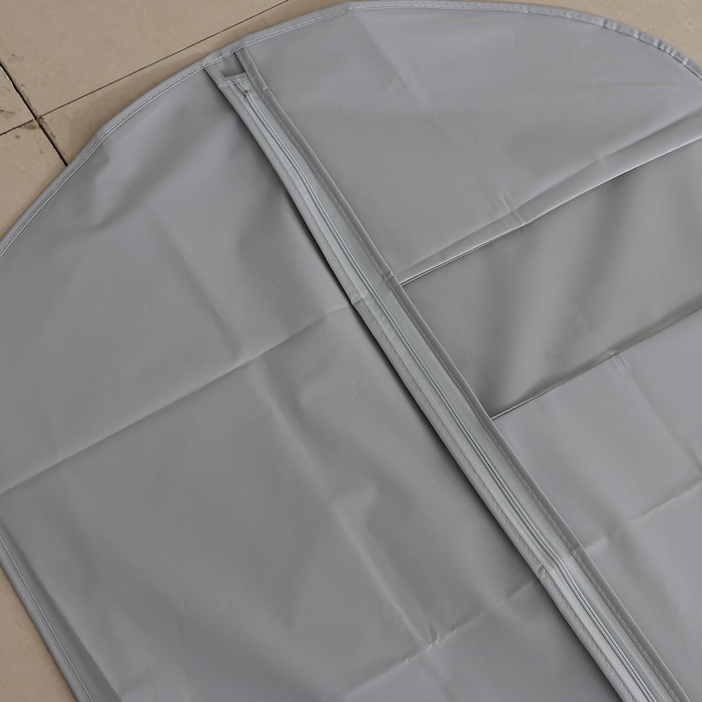 Garment Bag for Storage Keep Your Suit Costume Uniform Safe Gray 60X110cm