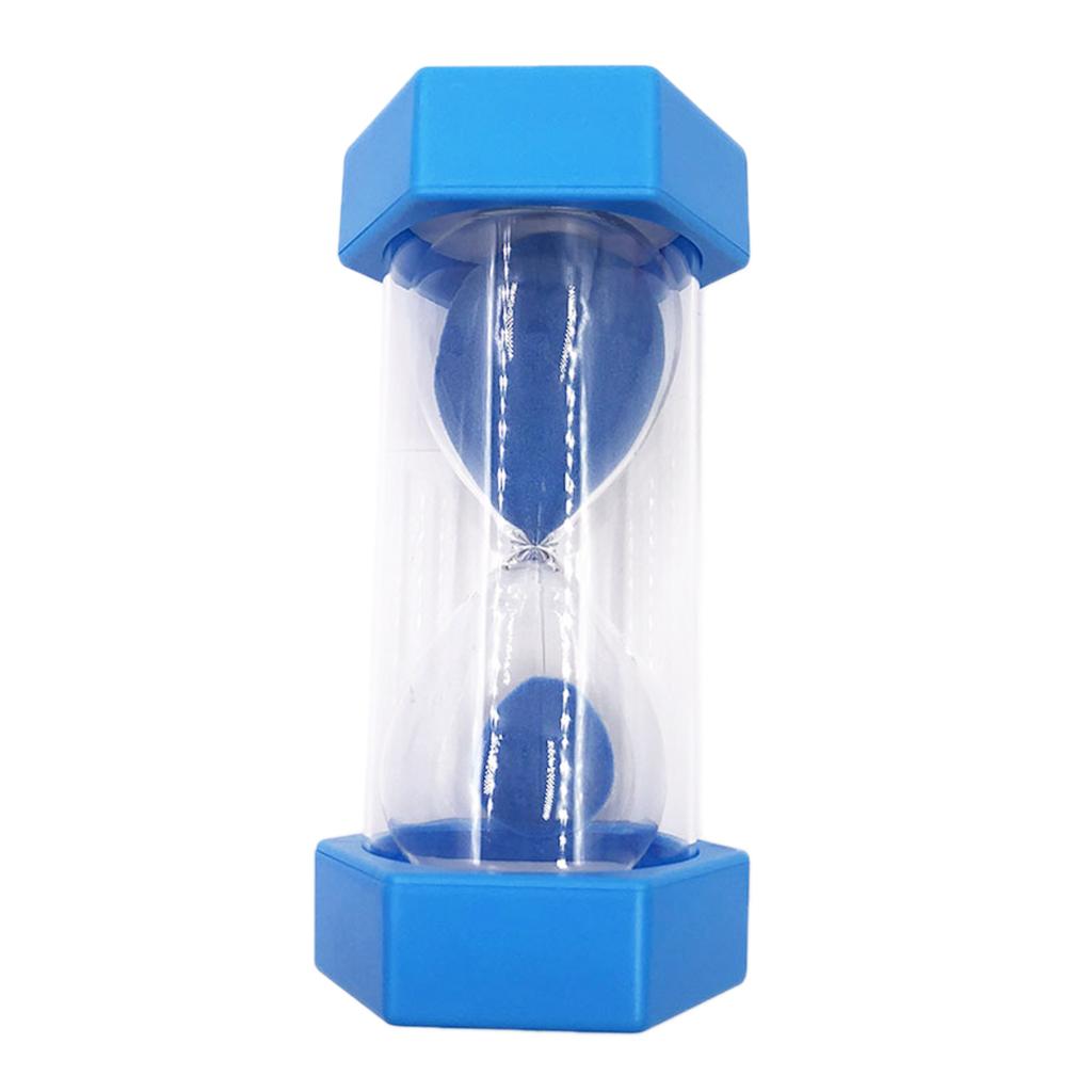 Plastic Sandglass Hourglass Sand Clock Timers Desktop Clock 15 Minutes Blue