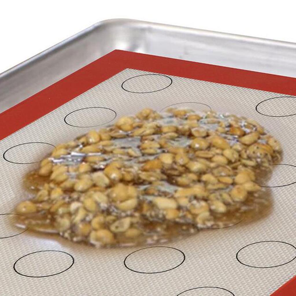 Silicone Non Stick Sheet Tray Oven Rolling Macaron Cake Mat Baking Mat Liner