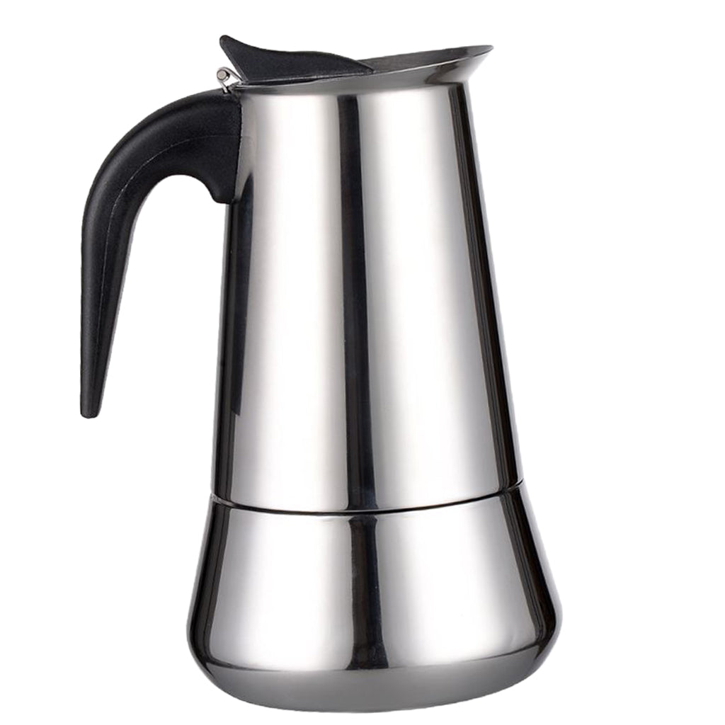Stainless Steel Stovetop Moka Espresso Coffee Maker Pot Percolator 2 Cup