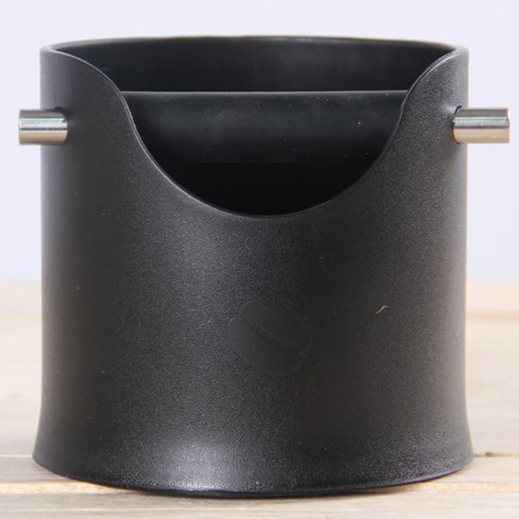 Coffee Knock Box Grindenstein Espresso Grinds Tamper Waste Bins Black
