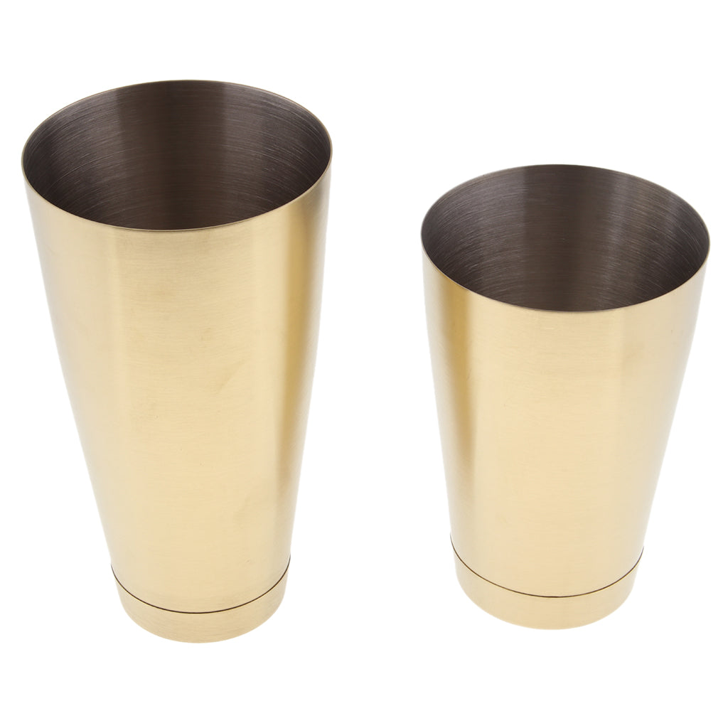Boston Cocktail Shaker Set Cocktail Shaker Bar Shaker Set Built Gold