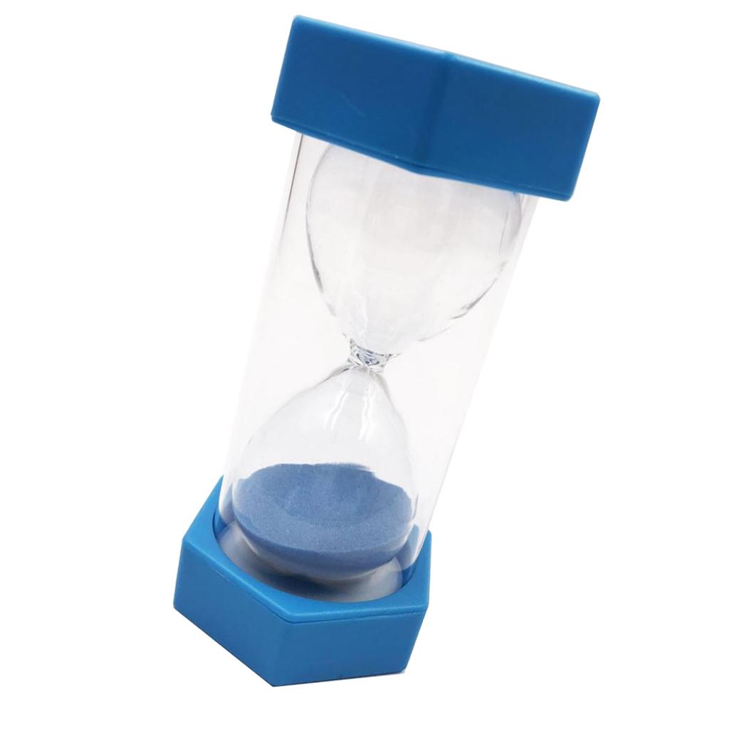 Six angles Plastic Sand Timer Hourglass Kid Reading Game Playing 1 Minute