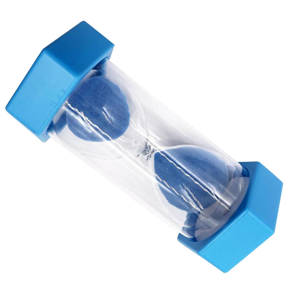 Six angles Plastic Sand Timer Hourglass Kid Reading Game Playing 5 Minute