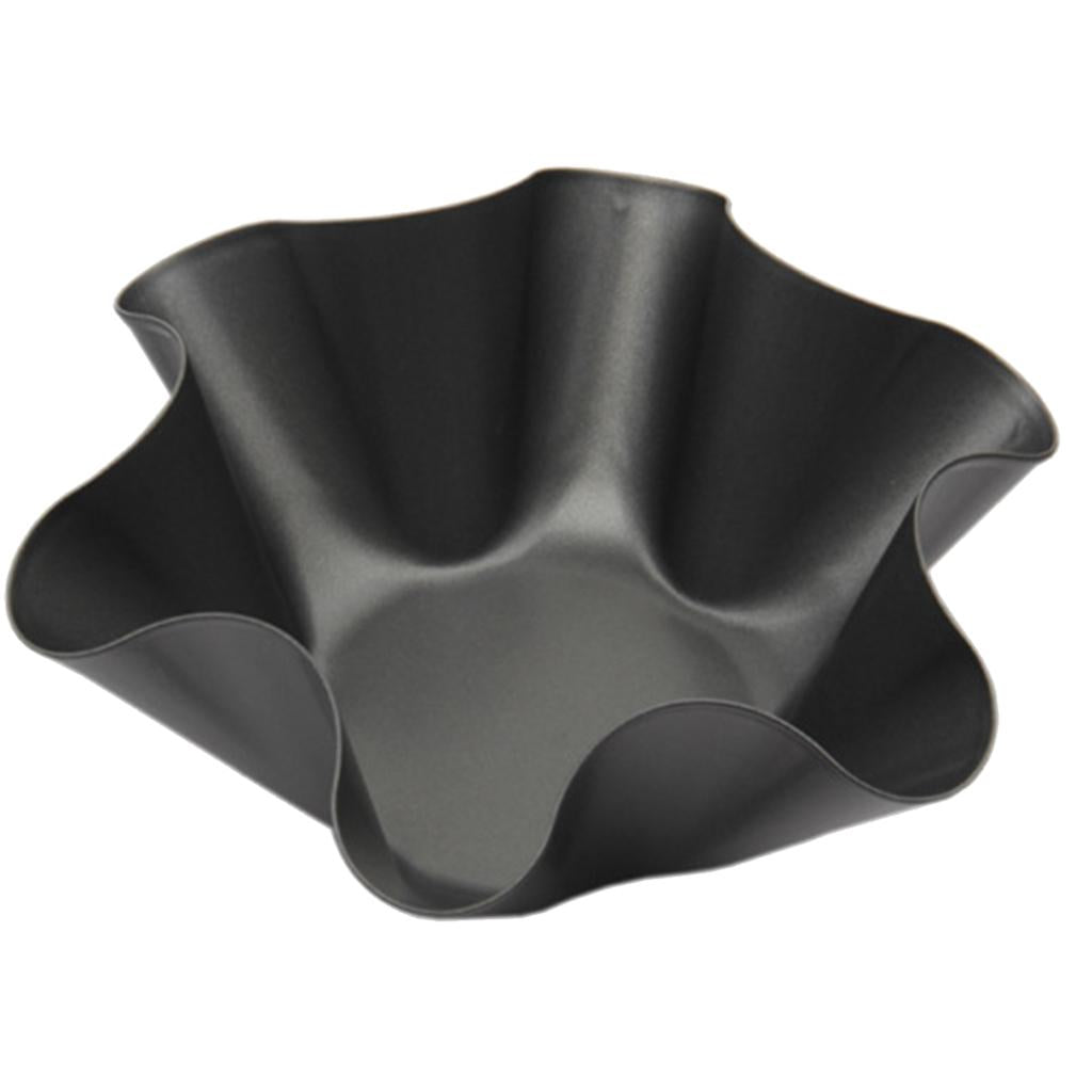 6 inch Flower shaped carbon steel non-stick baking cake baking Serving tray