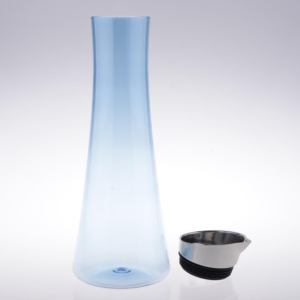 Water Juice Milk Drinks Iced Tea Beverage Pitcher Jug 1.6L Blue