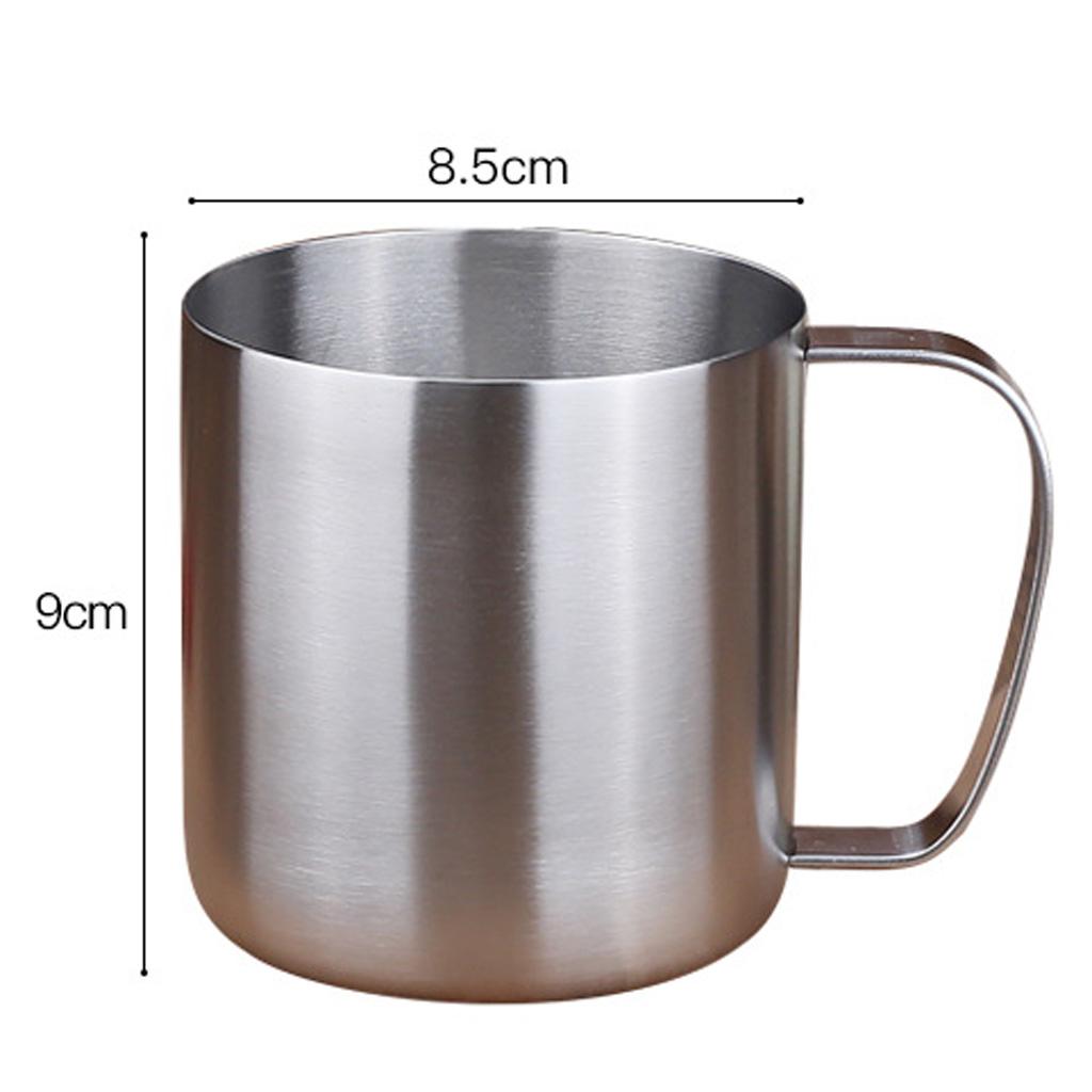 Stainless Steel Coffee Mug Beer Mug Metal Coffee Tea Cup Kids Drinking Mug