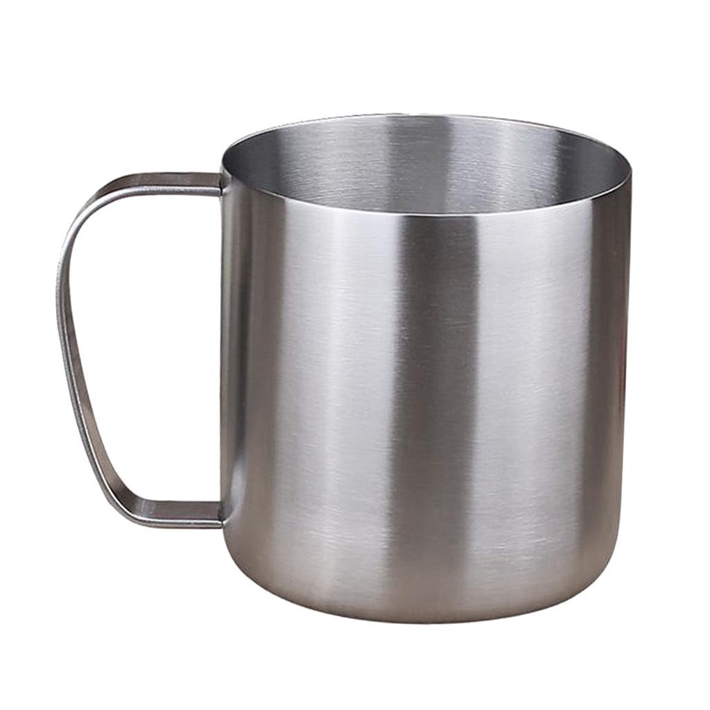 Stainless Steel Coffee Mug Beer Mug Metal Coffee Tea Cup Kids Drinking Mug