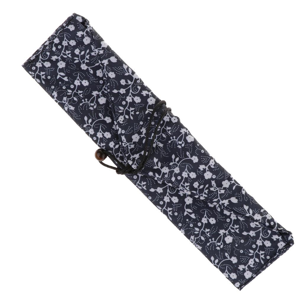 Cloth Cutlery Storage Bag Spoon Chopsticks Fork Organizer Pen Pencil Pouch J