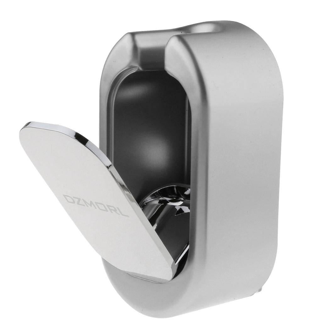 Stainless Steel Handle Toilet Brush Cleaning Brush and Holder Set Silver