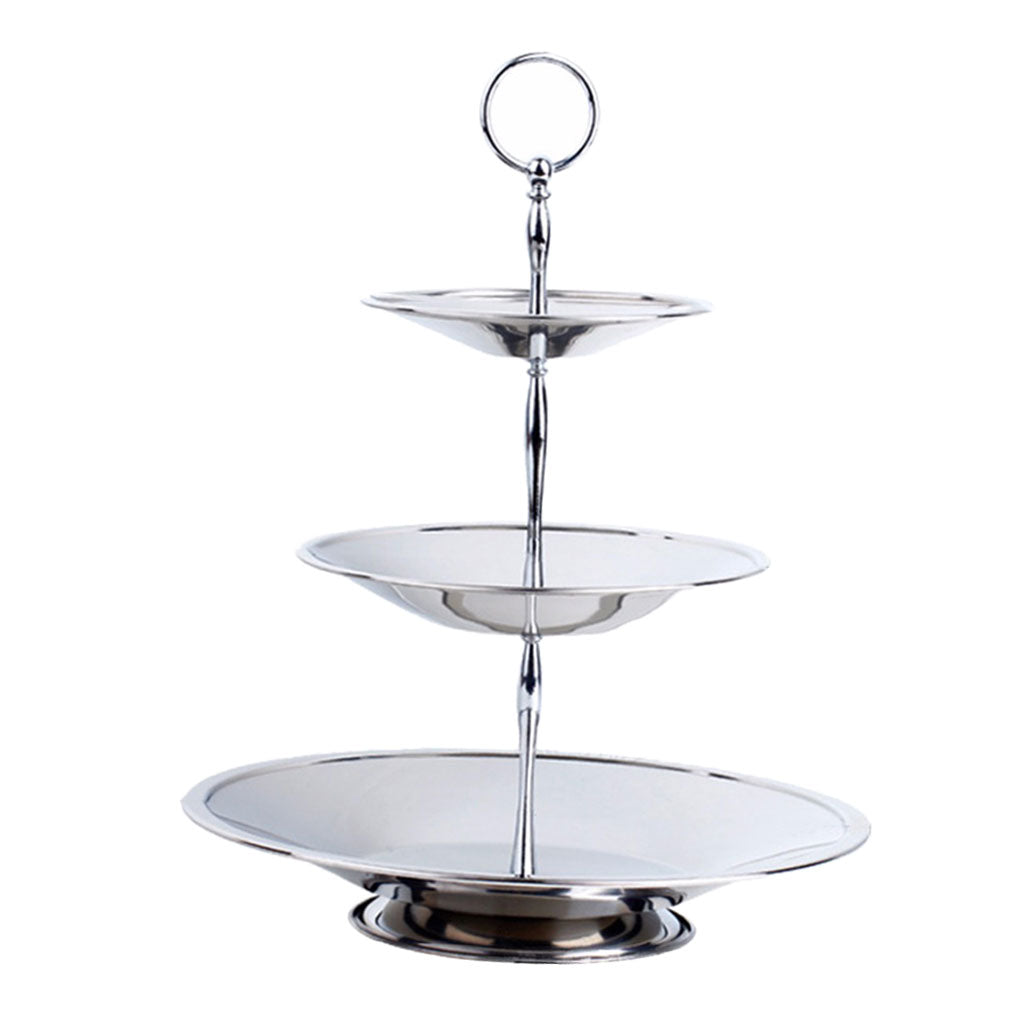 Stainless Steel Cupcake Stand Party & Wedding Dessert Pastry Cake Tower 3 Tier