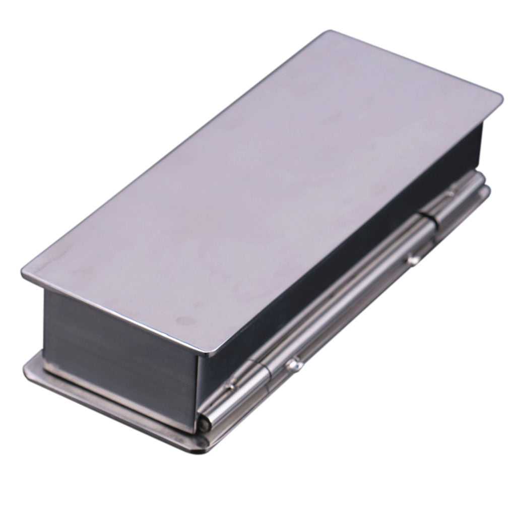 Portable Stainless Steel Toothpick Dispenser Holder Storage Box Without Hole