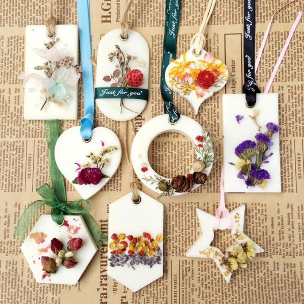 3D Candle Aroma Wax Tablet Silicone Mold C: 2 Star 2 Round