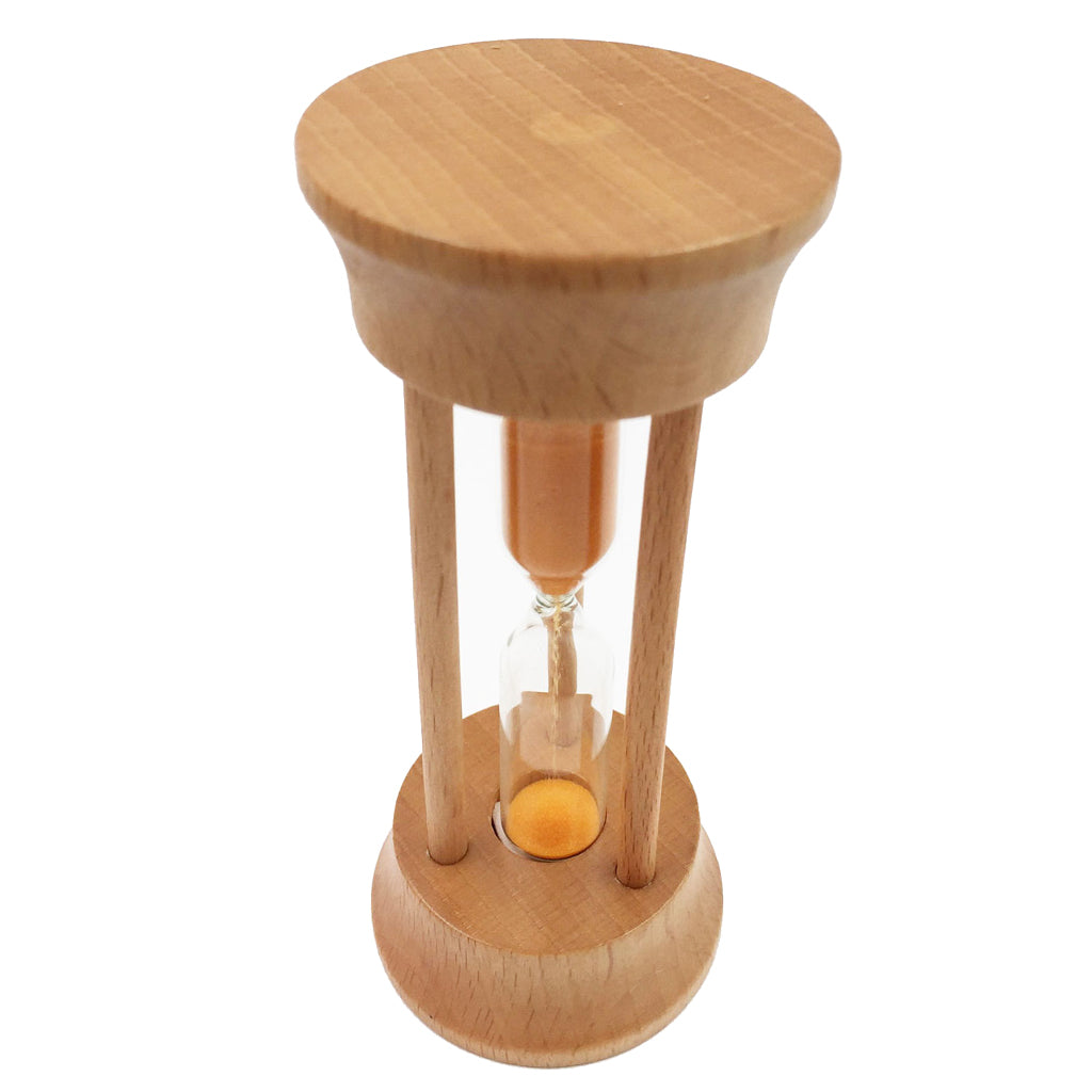 Cute Sandglass Hourglass Sand Clock Timers Desktop Clock 3 Minutes Orange