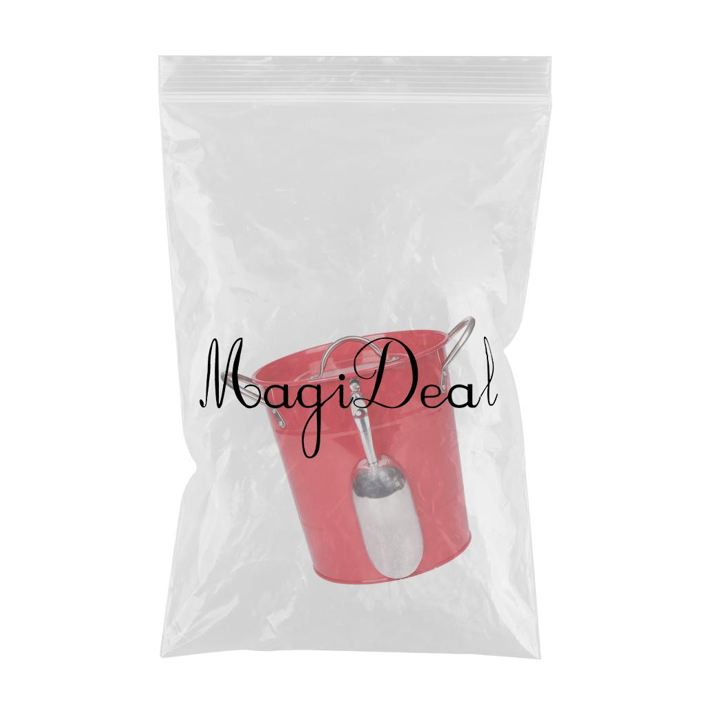 Ice Champagne Bucket, Beer Wine Cooler Bucket with Barware Red