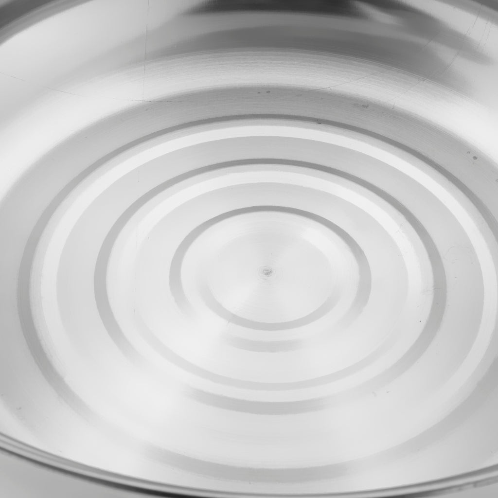 Stainless Steel Steam Cooker Steamer Pan Cook Pot Set Glass Lid 2 Tier A