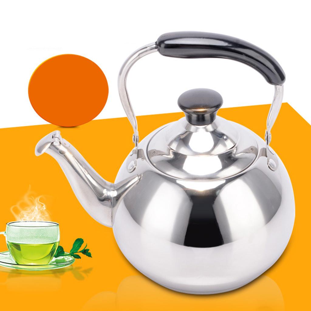 Tea Pot Stainless Steel Teapot with Lid Tea Kettle Teapot Tea Filter 1.5L