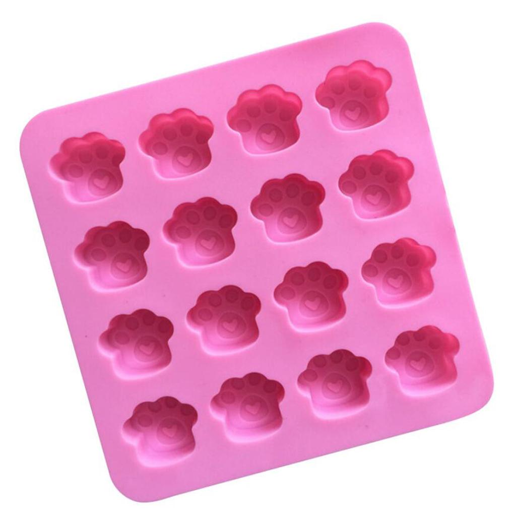 16 holes Silicone Mold Cake Decor Fondant Chocolate Mould Bakeware -Cat Claw