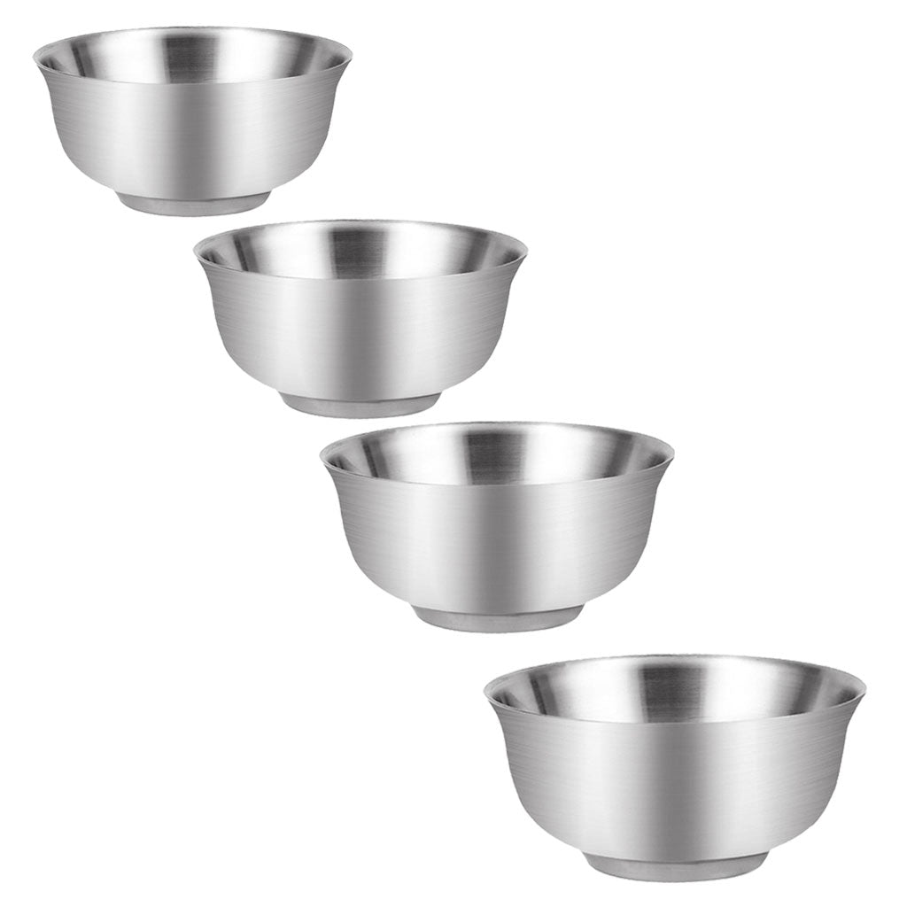 Stainless Steel Serving Bowl Noodles Rice Salad Food Container 12cm