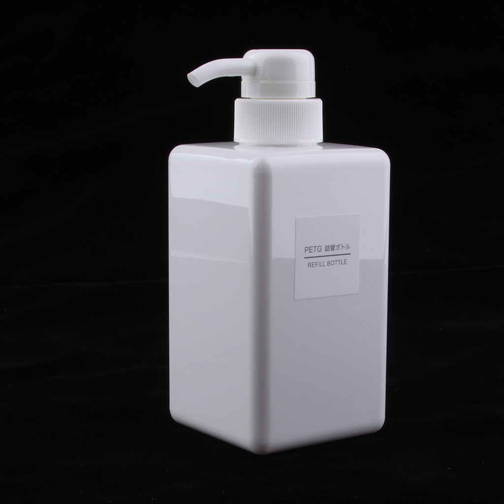 Dispenser Cosmetic Containers Bottle White 450ml