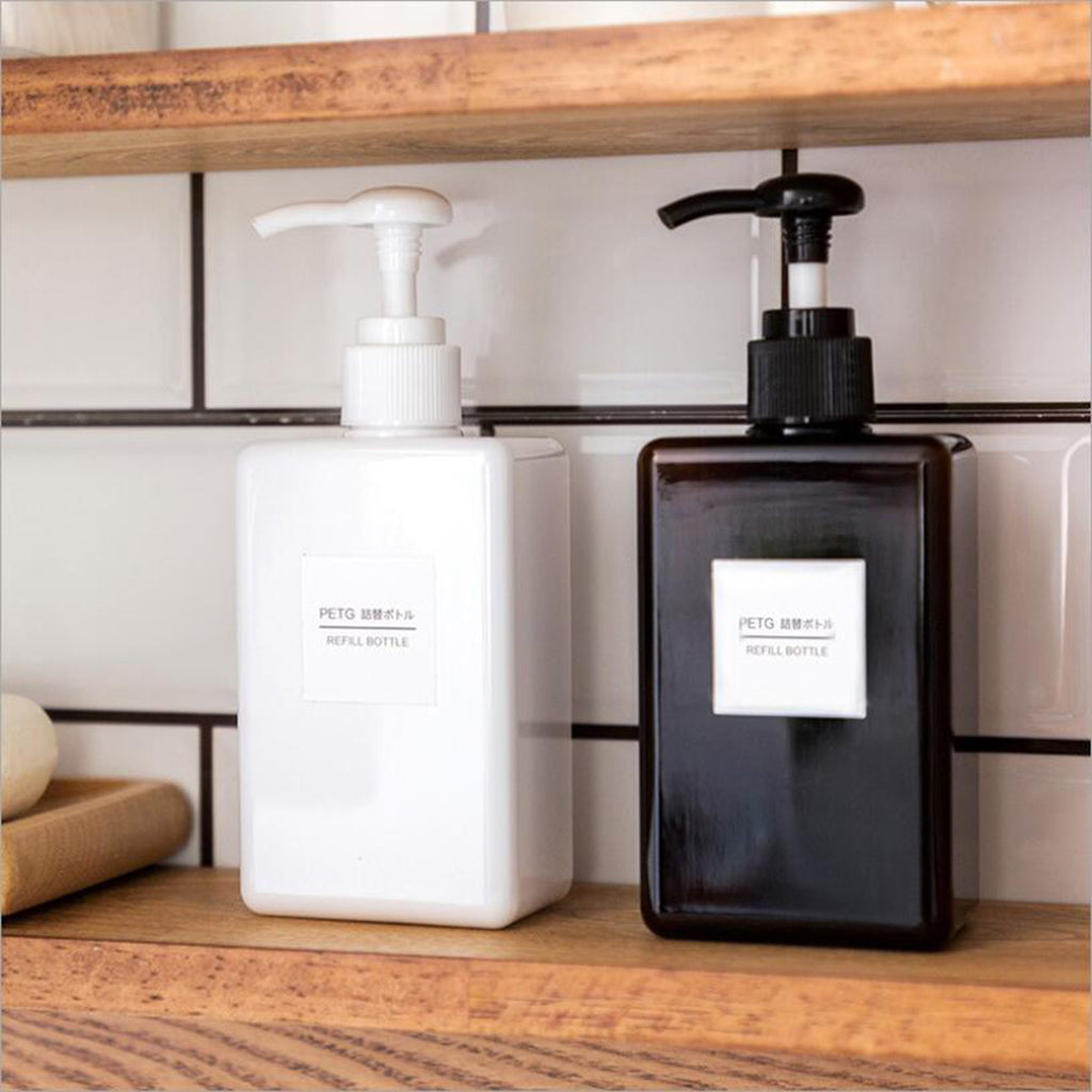 Dispenser Cosmetic Containers Bottle White 650ml