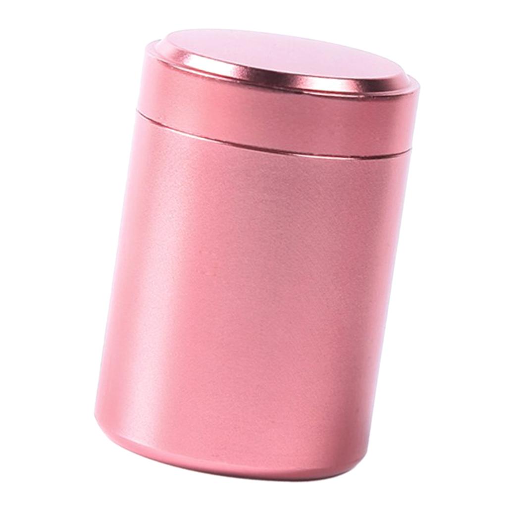Aluminum Sugar Coffee Tea Tin Jar Candy Sealed Can Gift Box Rose Gold